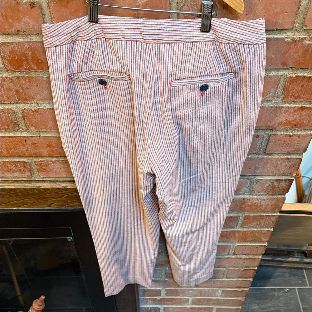 BR Banana Republic Striped Women's Linen Pants